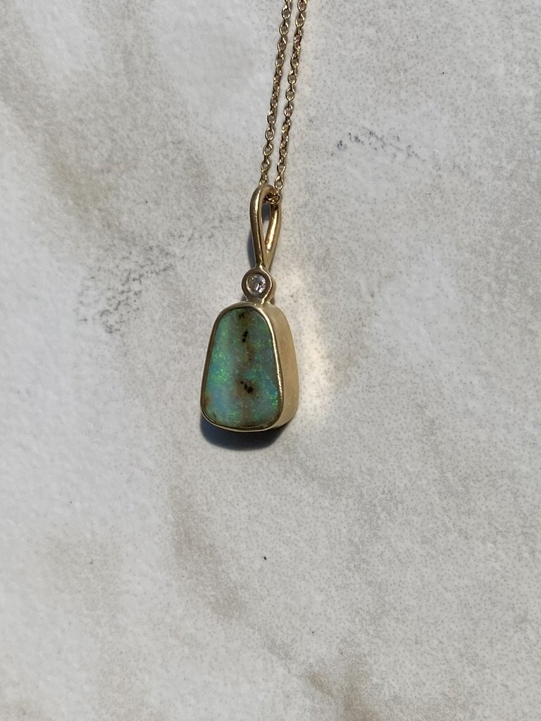 Boulder Opal Pendant