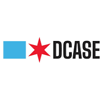 Logo with a blue square, a red star, and the text 'DCASE'