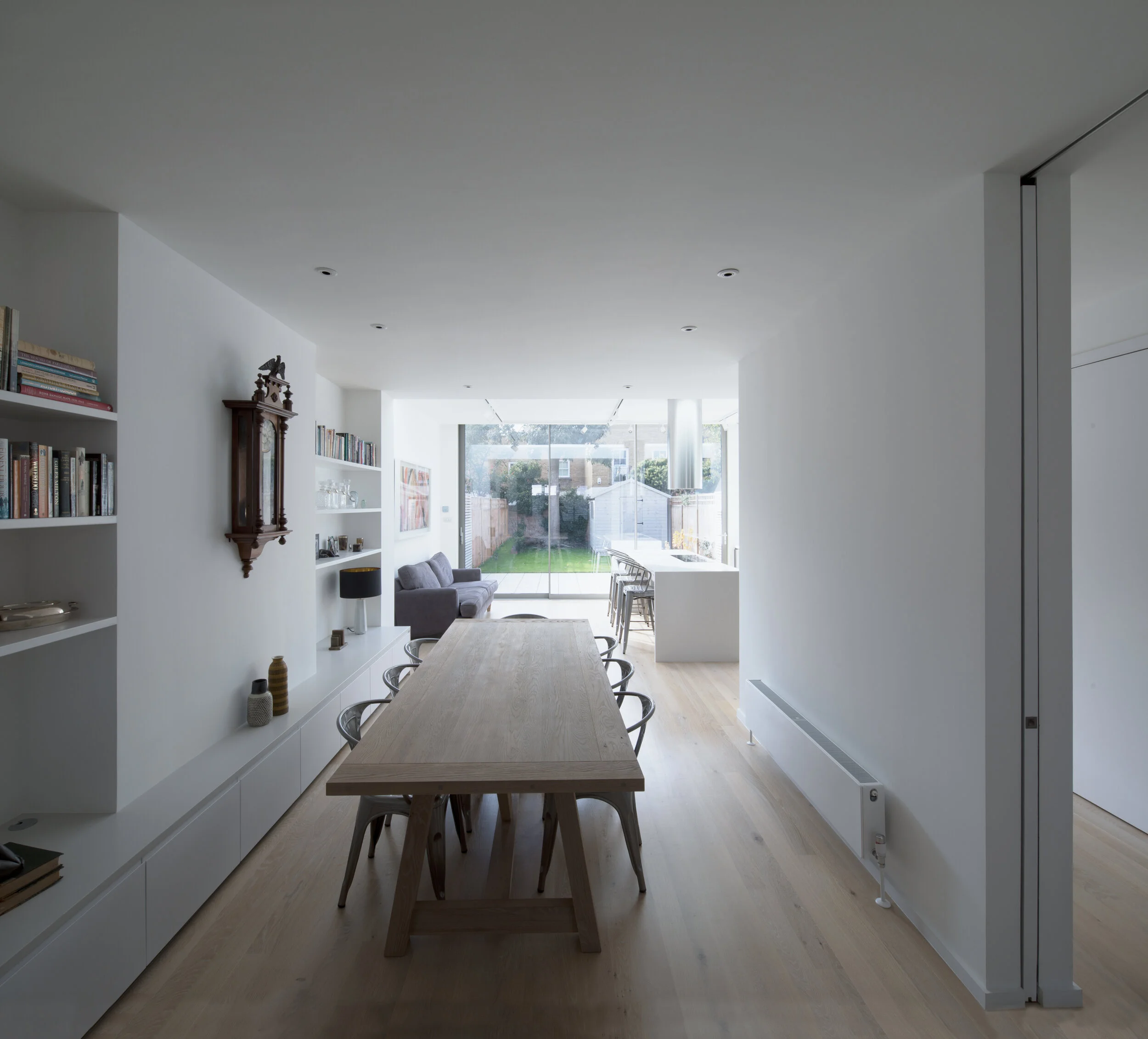 creation of a large open plan kitchen diner joining the extension with the existing space