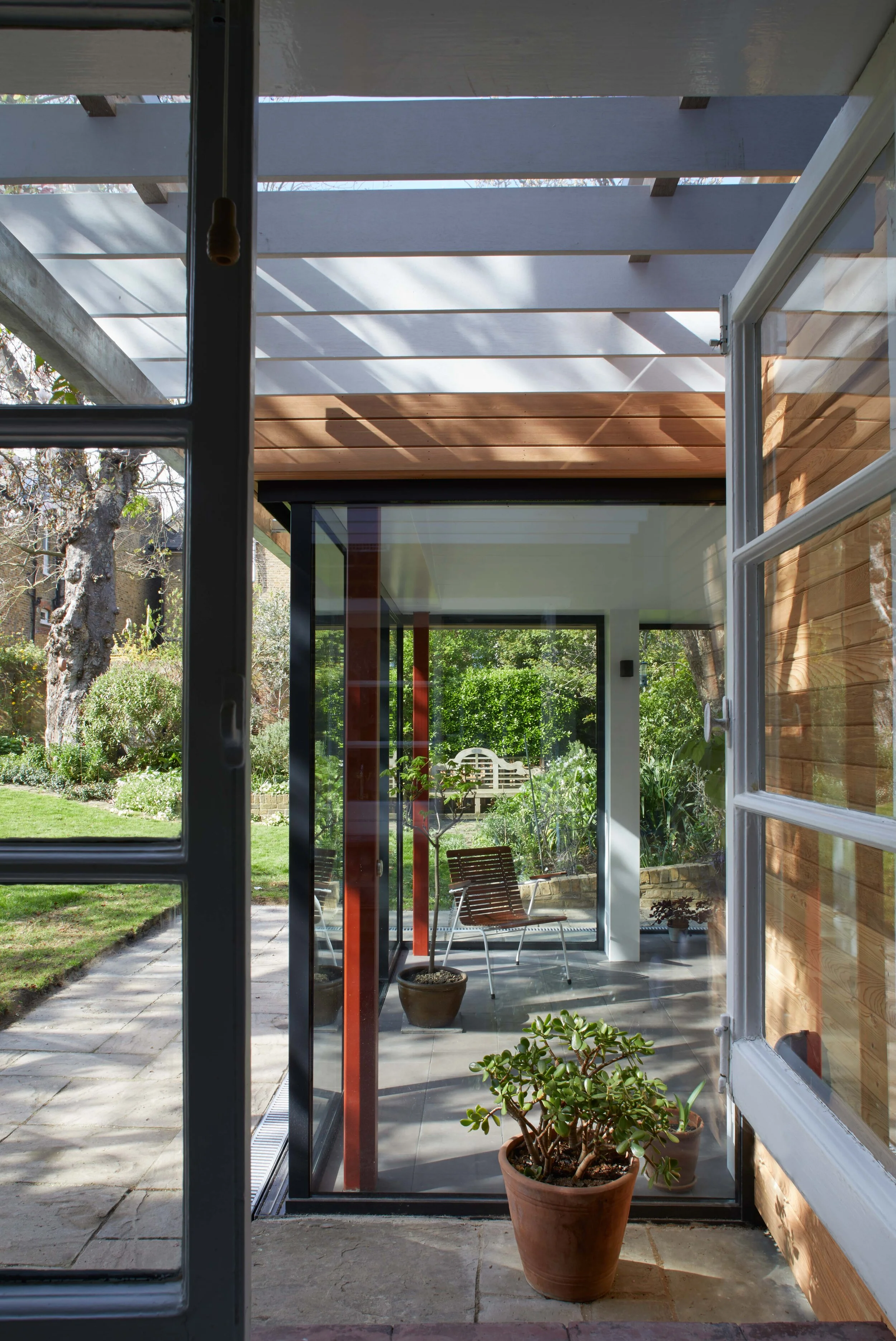 simple but elegant design fills the room with light