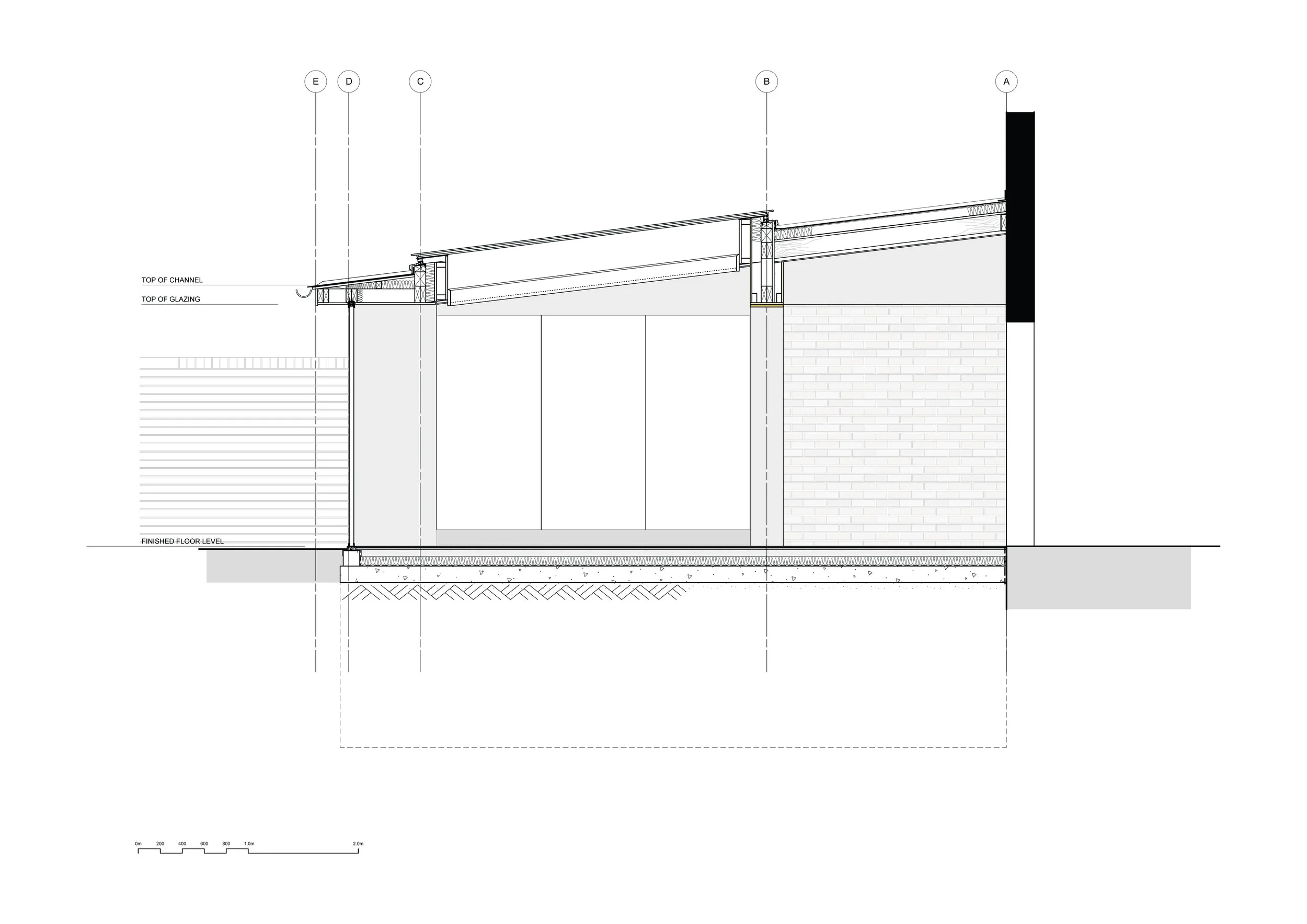 Sketch section by Architects in London