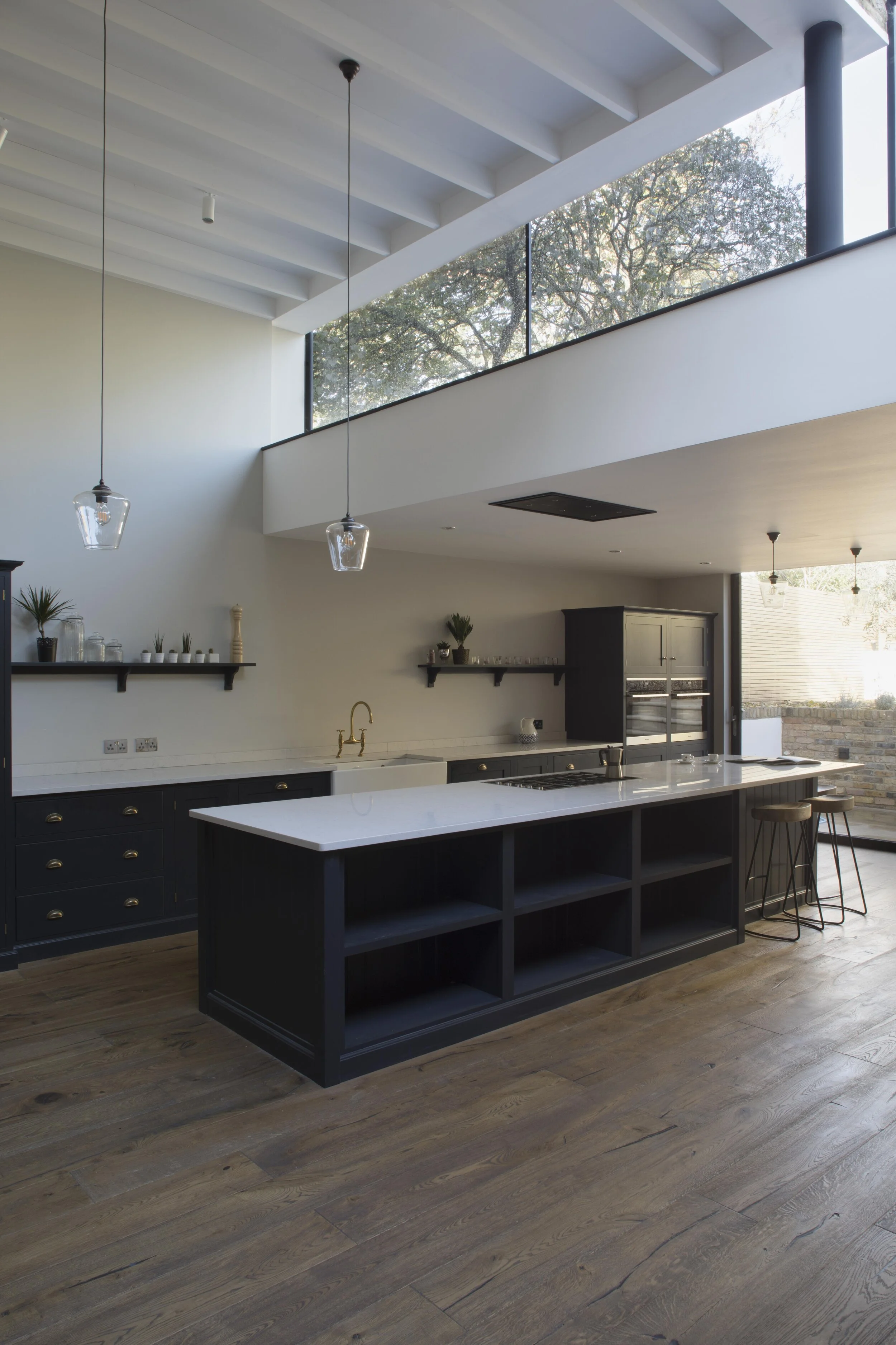 A generous and bright kitchen area with high specification fittings