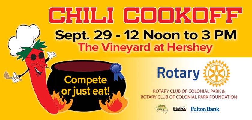 First Annual Chili Cookoff at The Vineyard and Brewery at Hershey