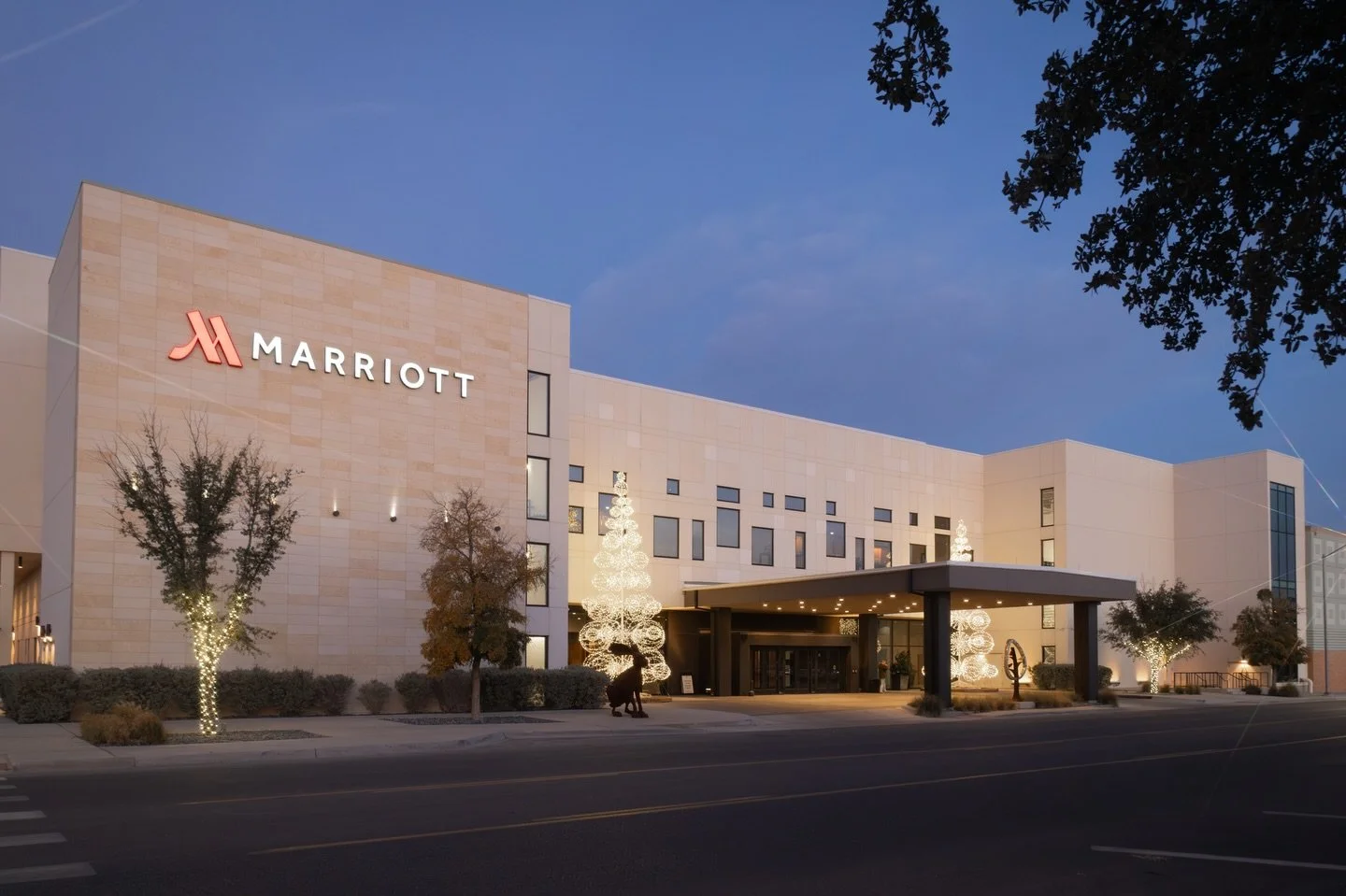 Stay home for the holidays and enjoy the festive spirit at the Odessa Marriott.