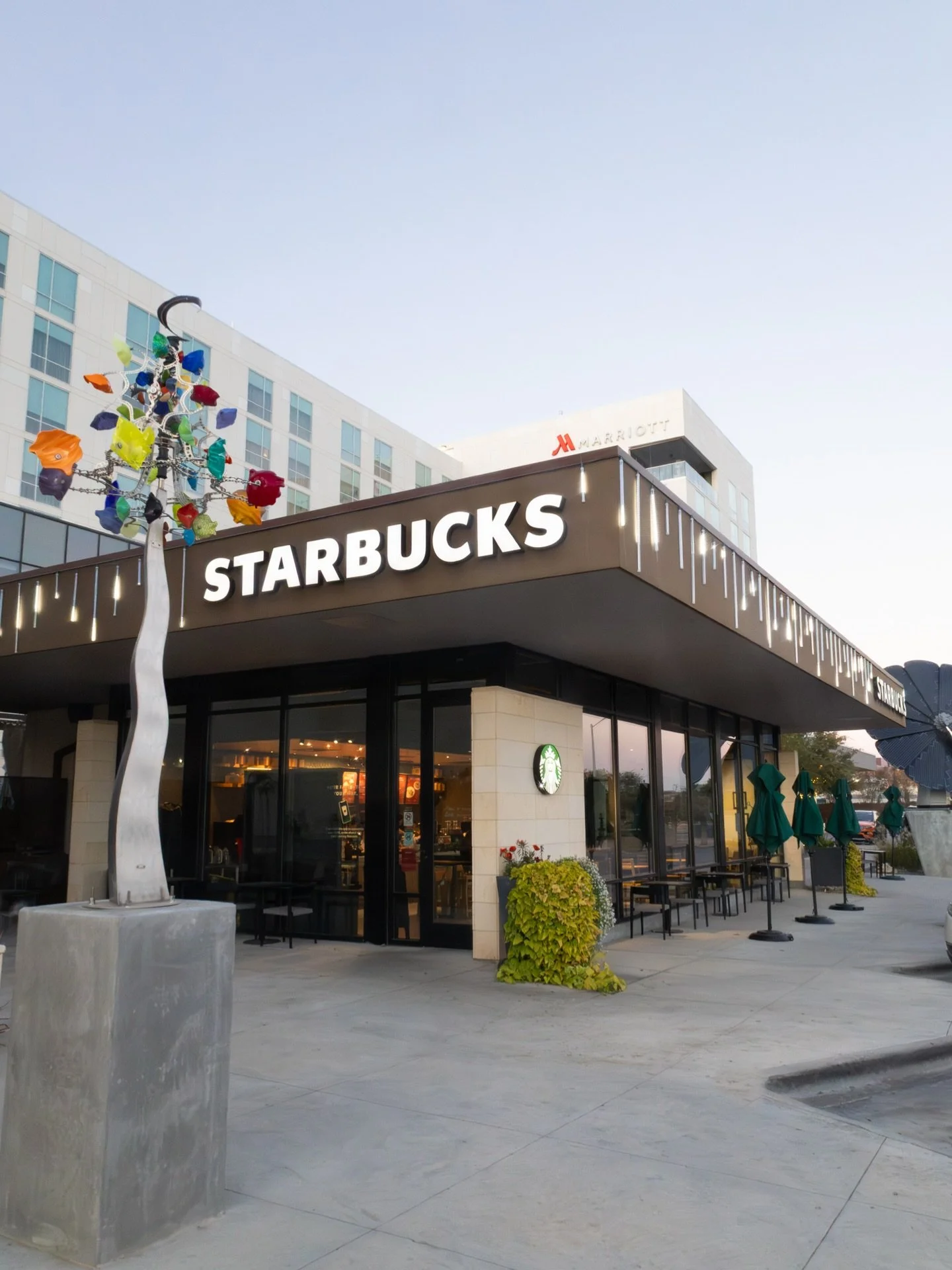 Experience the delightful perk of staying at the Odessa Marriott-our on-site Starbucks!
 Treat yourself to your favorite beverages crafted by our talented baristas. Whether you&rsquo;re in the mood for a classic coffee or a seasonal specialty, we hav