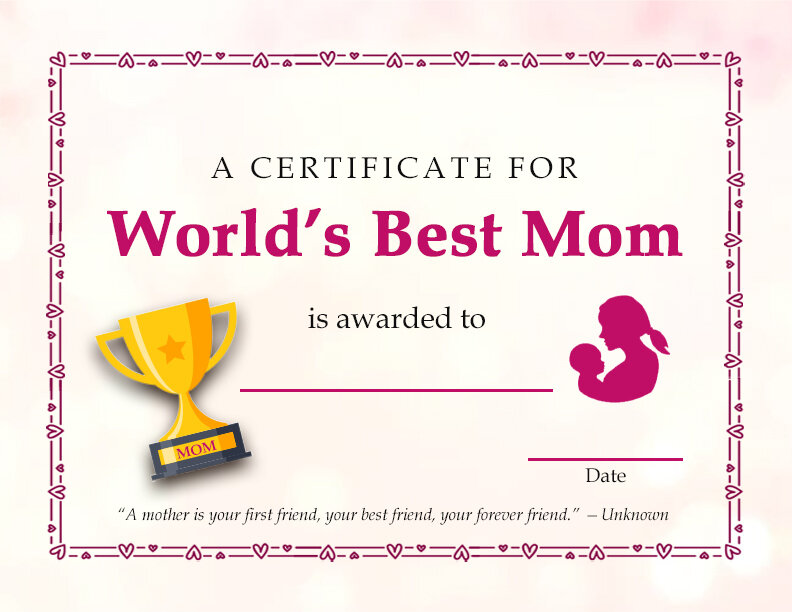 Mother's Day Printable Certificates — senior living media