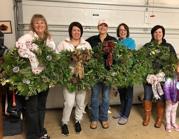 Tis the season for beautiful Christmas wreaths! It’s always a good time with these ladies. Thanks for making my job easy and fun. I appreciate you all more than you know!

#christmaswreath #wreathworkshop #tistheseason #wreathgoals #family #christmas