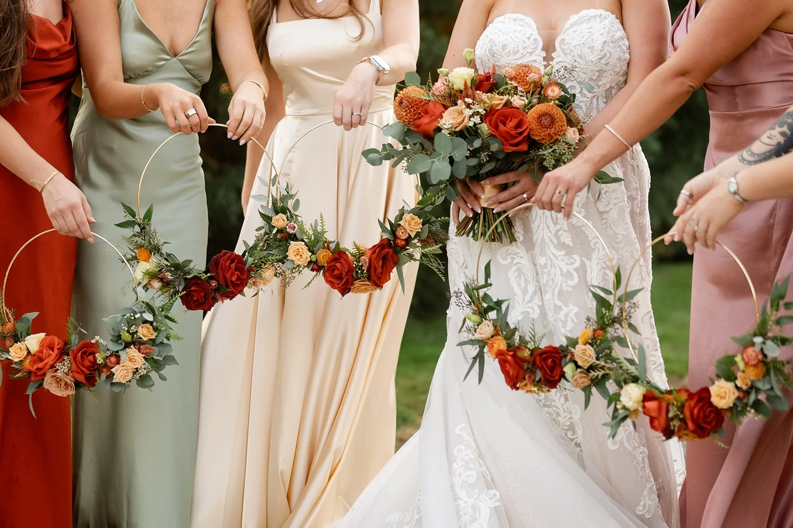 Wedding Bridesmaid Hoops