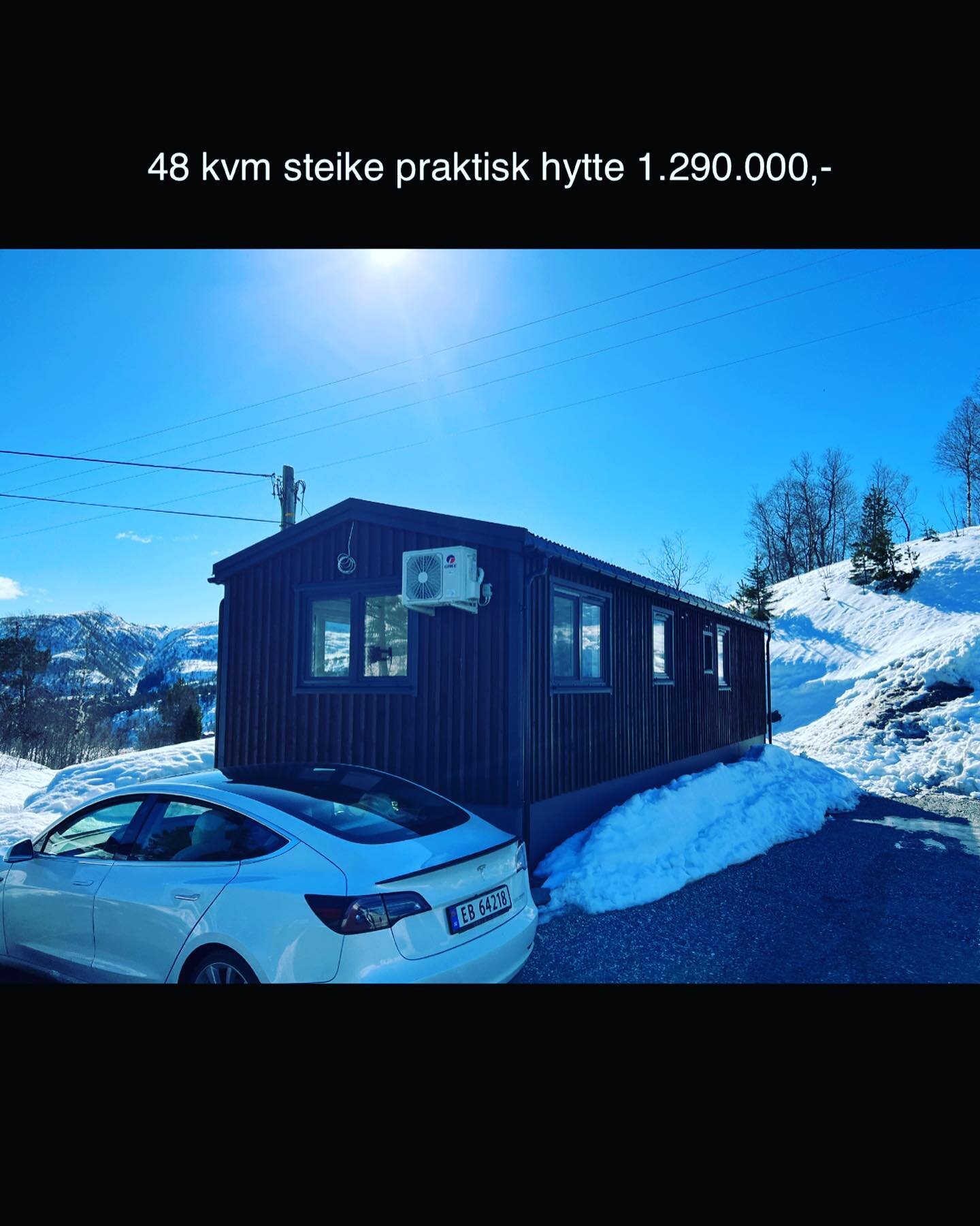 Ny hytte til p&aring;ske ?
Kvamskogen Camping 👍