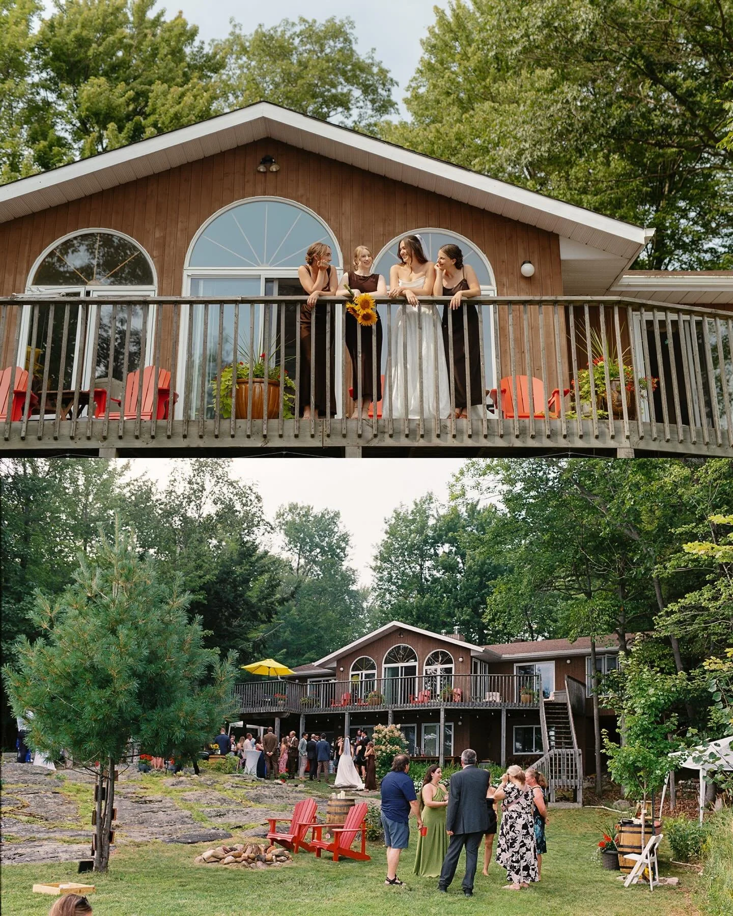 Amy + Lawrence, married in Georgian Bay last August.
A place Amy grew up returning to summer after summer, now holding a new chapter. Family close, their little boy sebastian stealing the show, and a day that felt deeply rooted in so much love. It wa