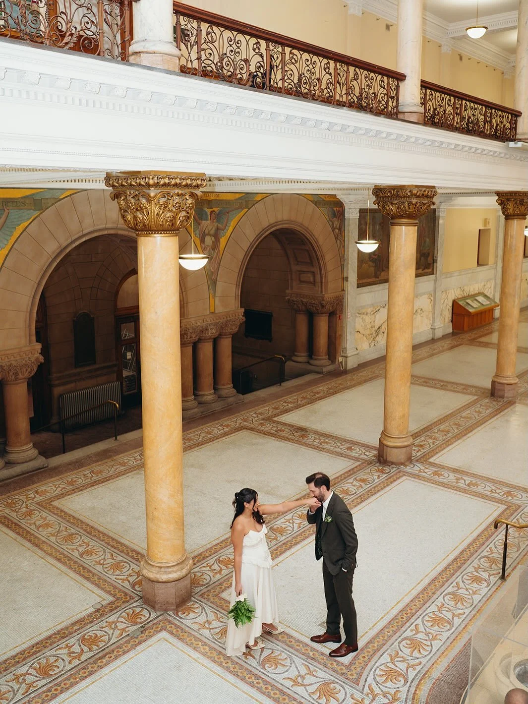 Misha + Julia earlier this year at Old City Hall

They were so relaxed all day and just genuinely excited to get married surrounded by their families. Everything felt easy in the best way.

This was also my first time photographing a ceremony at Old 