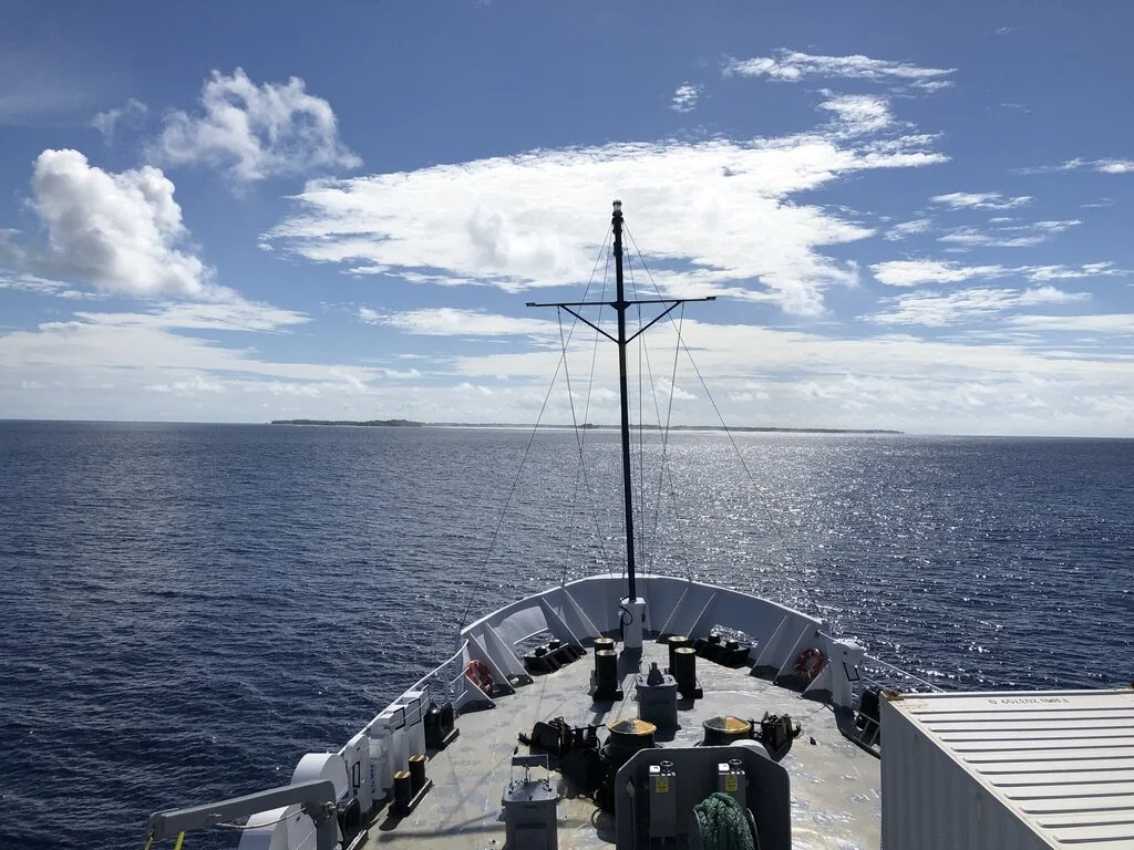 Heading out to sea...