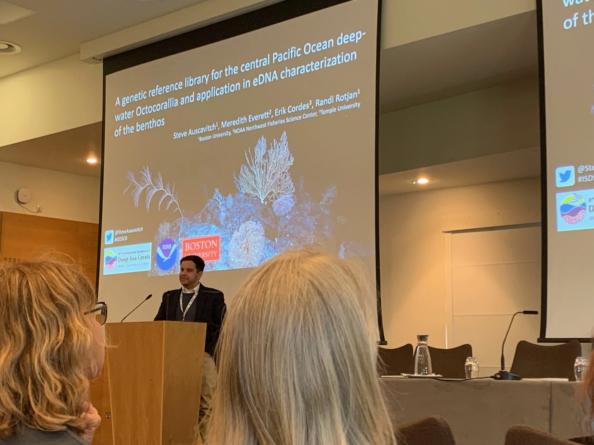 Presenting on eDNA advances for characterizing deep-sea coral communities in the central Pacific Ocean at the 8th ISDSC