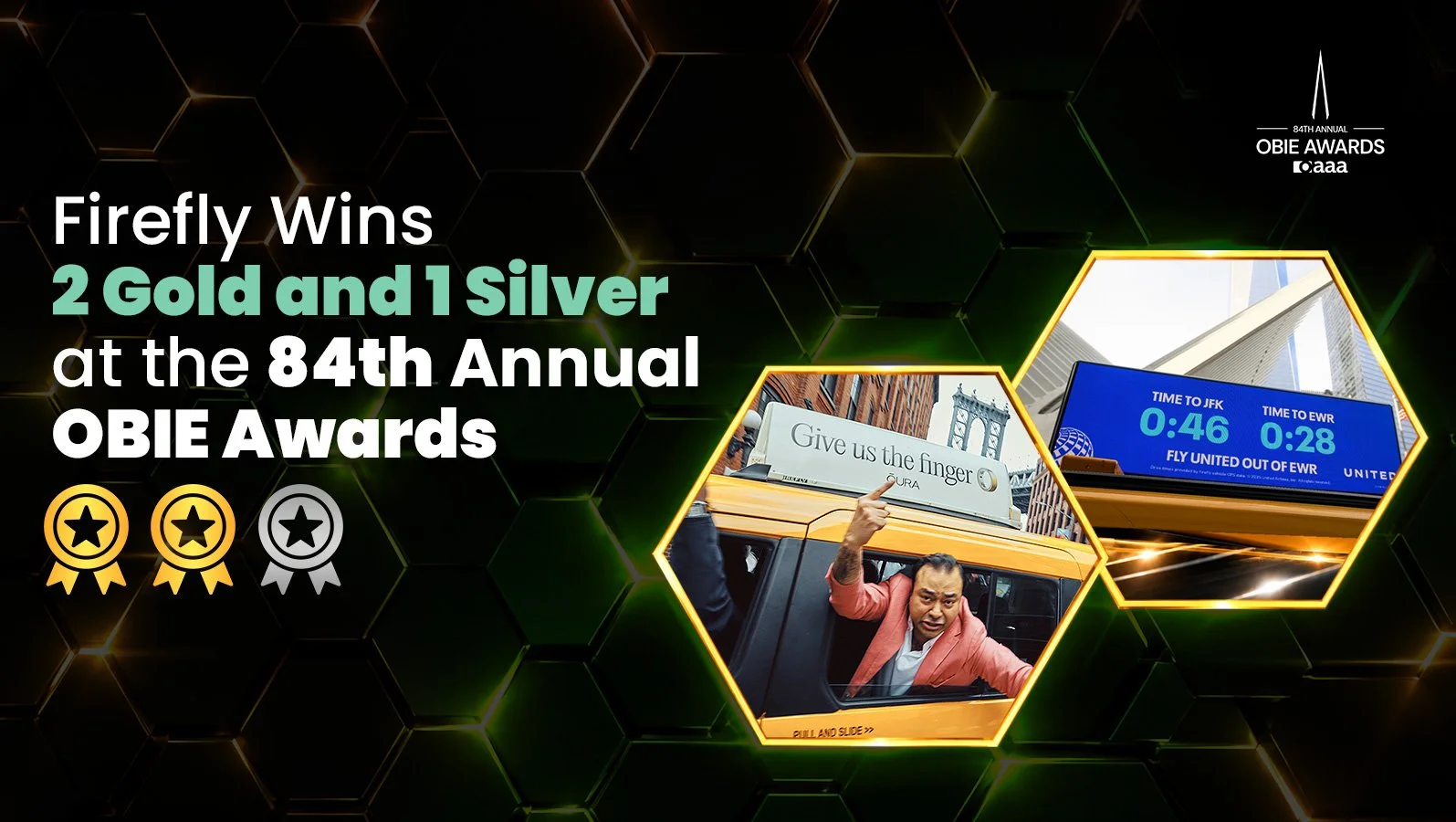 Firefly Wins Two Gold and One Silver at the 2026 OBIE Awards