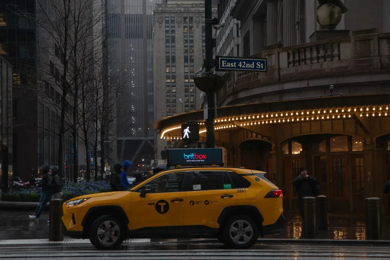 Britbox Firefly digital taxi top new york