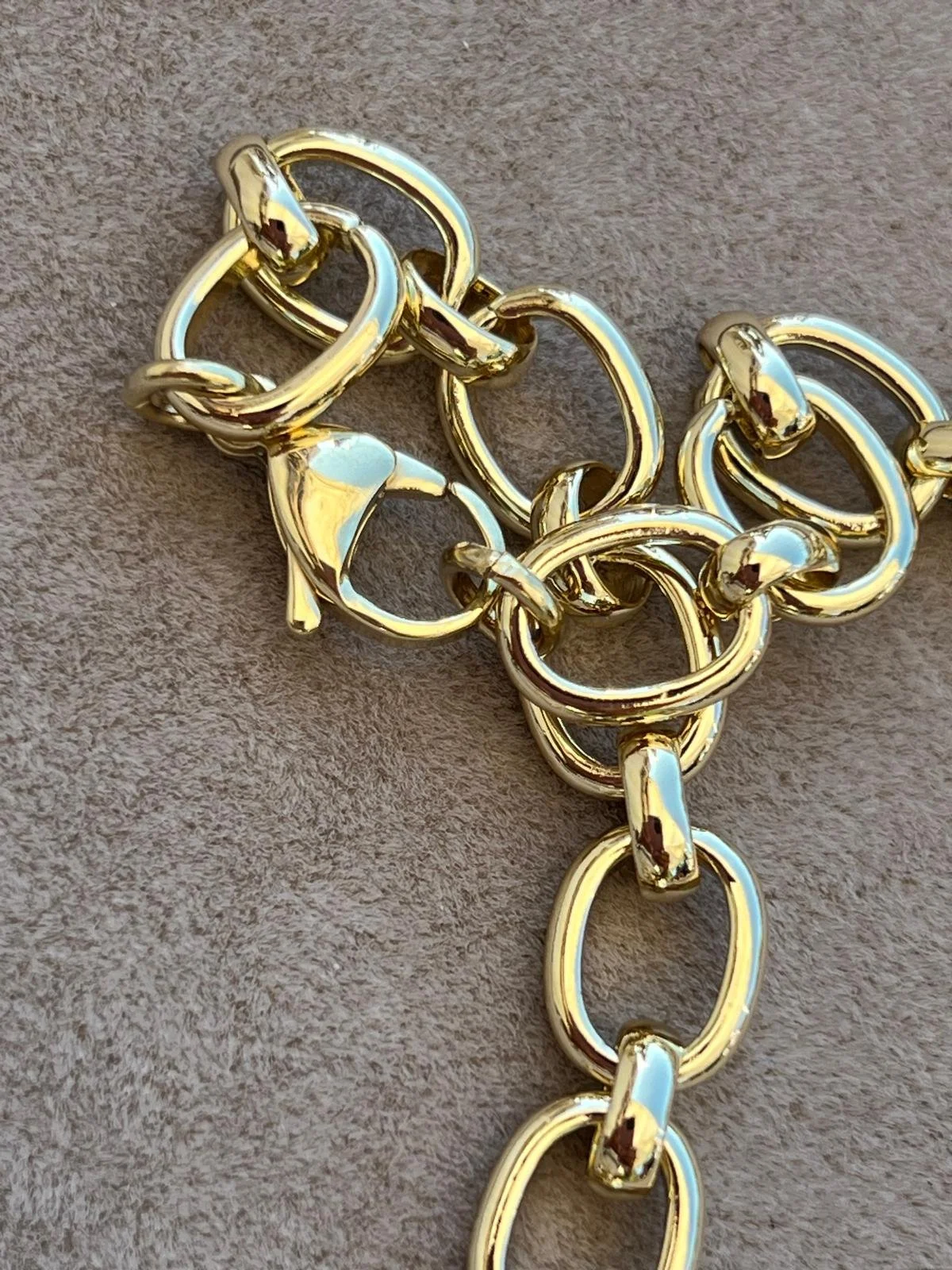 Gold Plated Linked Chain – Stainless Steel Modern Statement Necklace1.jpeg