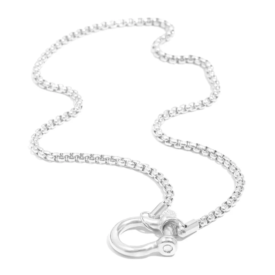 Stainless Steel Bit Necklace Enise Equestrian Collection