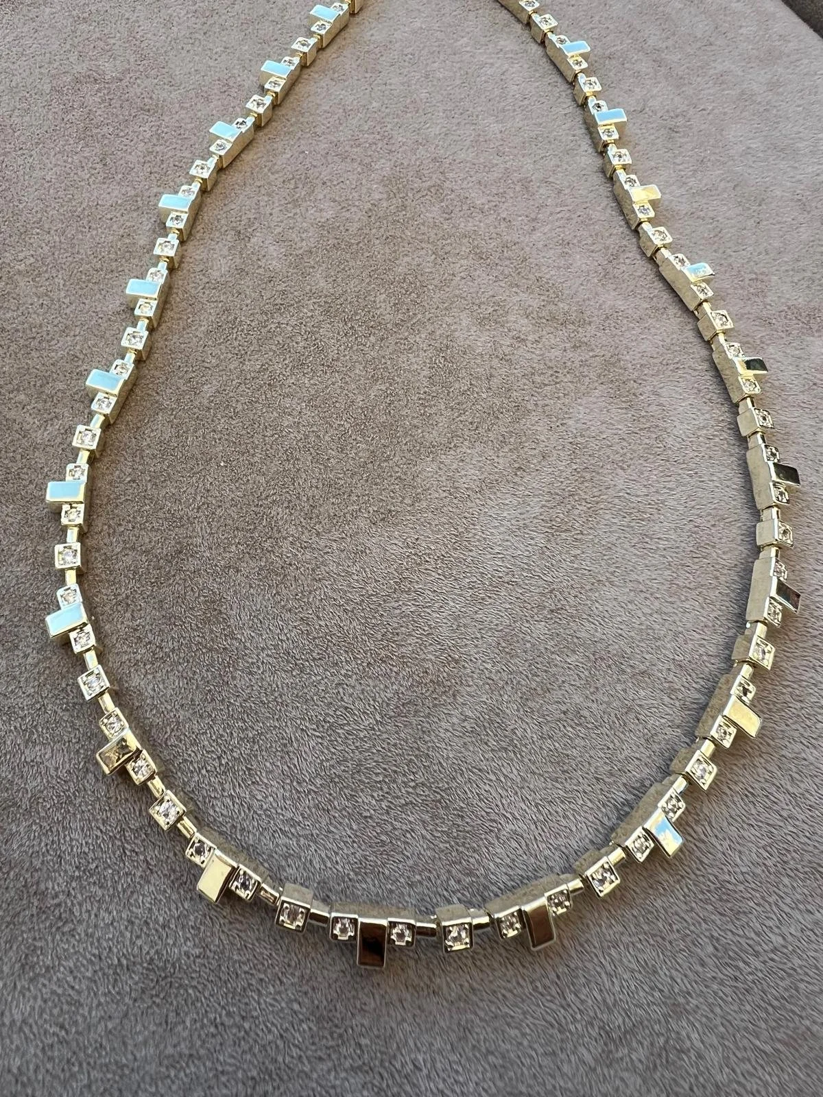 Multi Minimal Cubes Stainless Steel Necklace-2.jpeg