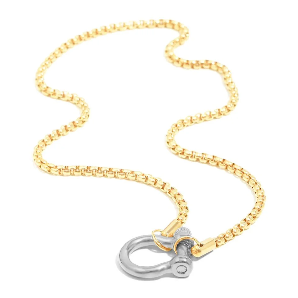 Stainless Steel Bit Necklace Enise Equestrian Collection