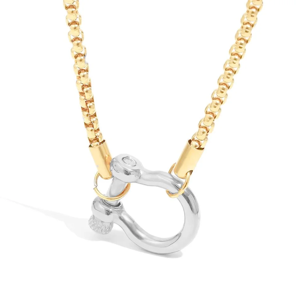Stainless Steel Bit Necklace Enise Equestrian Collection