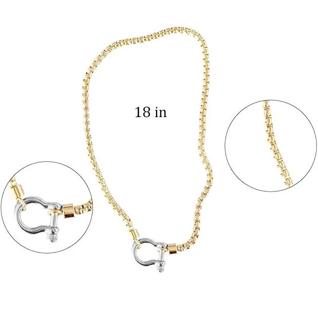 Stainless Steel Bit Necklace Enise Equestrian Collection