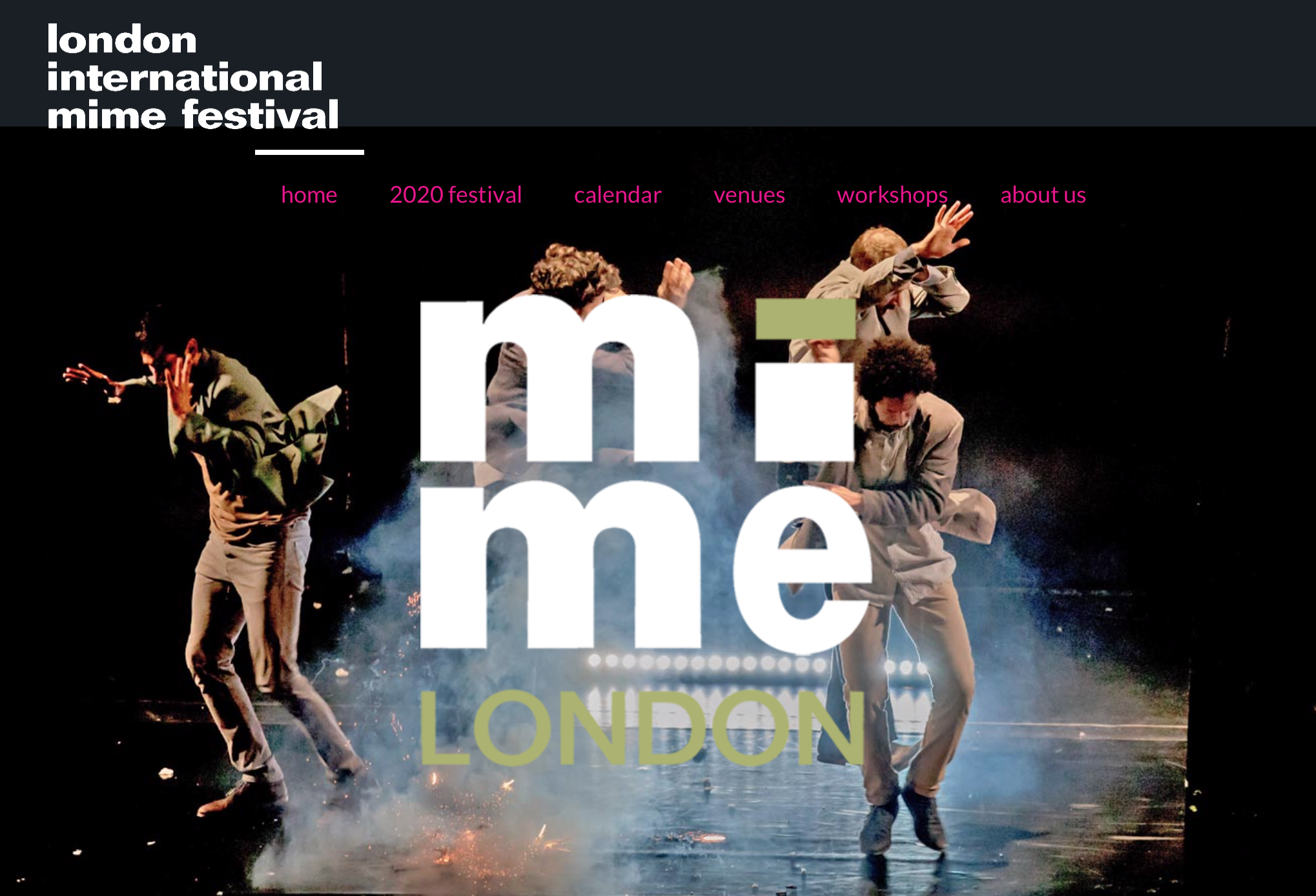 Opposable Thumb performing at London International Mime Festival 2020