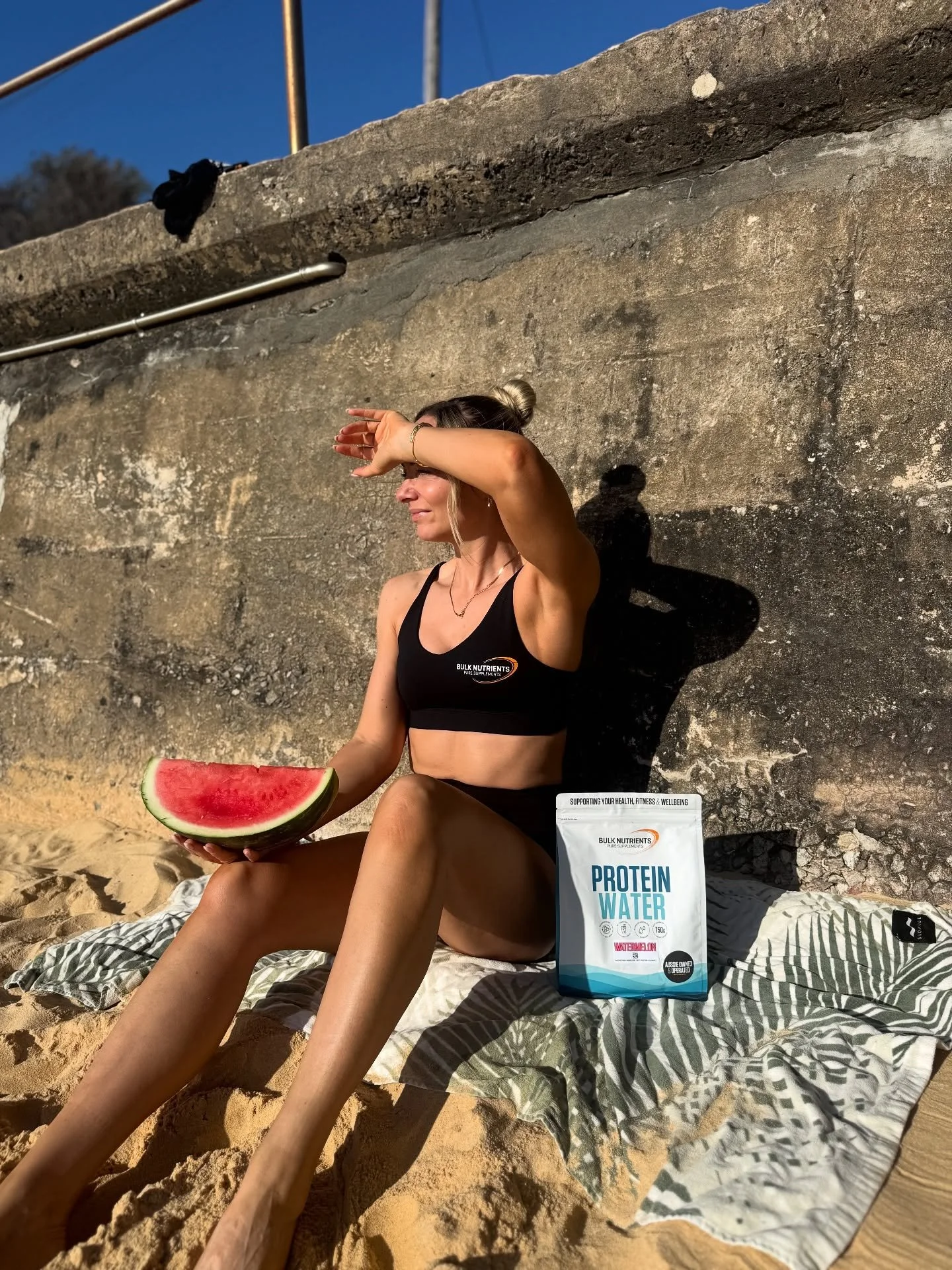 Spring is well and truely in the air with the new LIMITED EDITION @bulknutrients Watermelon flavour protein water! 🍉💦☀️

I am already a huge fan of protein water, it&rsquo;s light and refreshing and perfect for any time of day. The fact it&rsquo;s 