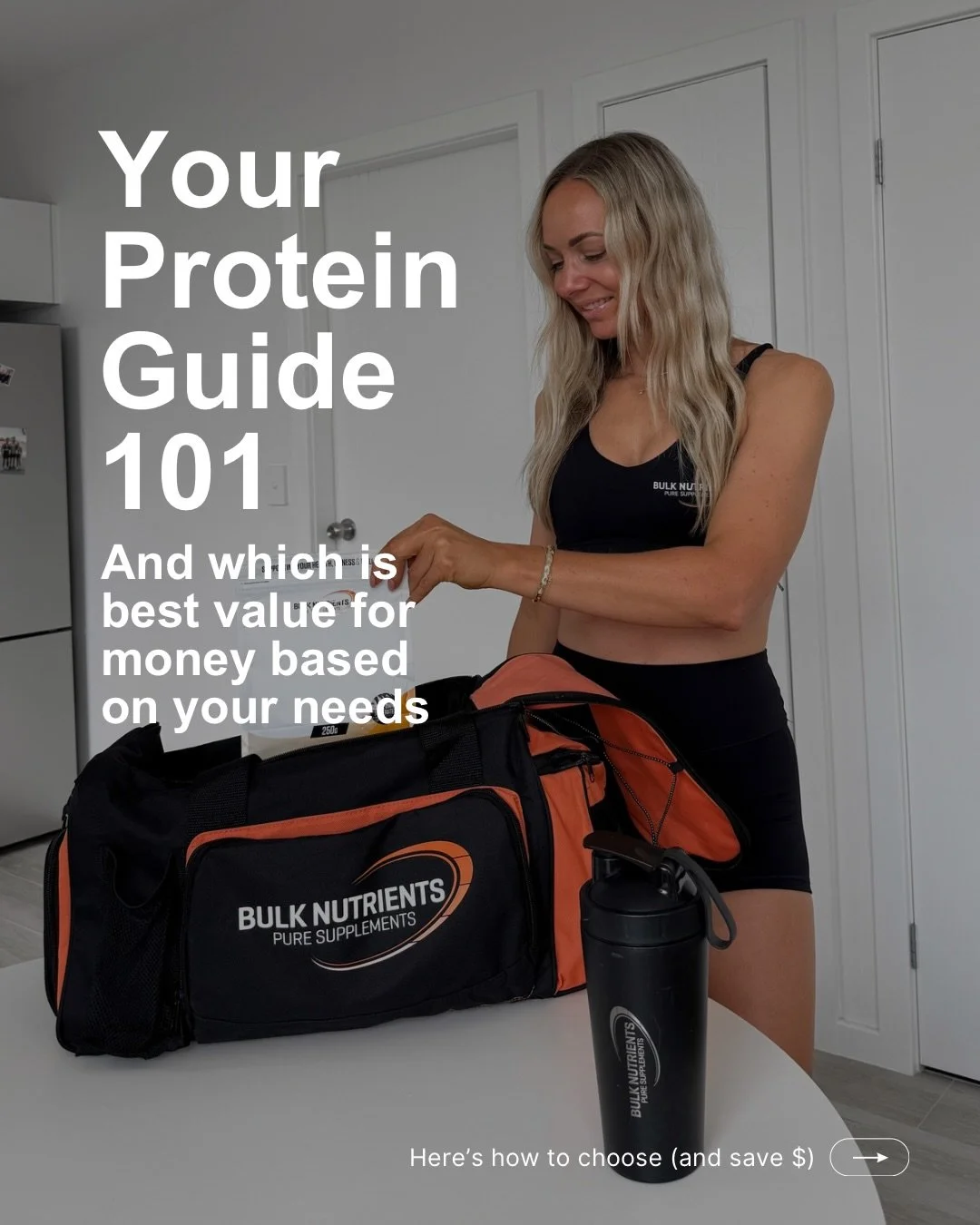 Always unsure if you&rsquo;re choosing the right protein for your goals, needs and budget?

I&rsquo;ve got you covered! 
 Here&rsquo;s your 101 guide to which @bulknutrients product might be best for you.

Save it for later 😊 

#proteinbar #proteins