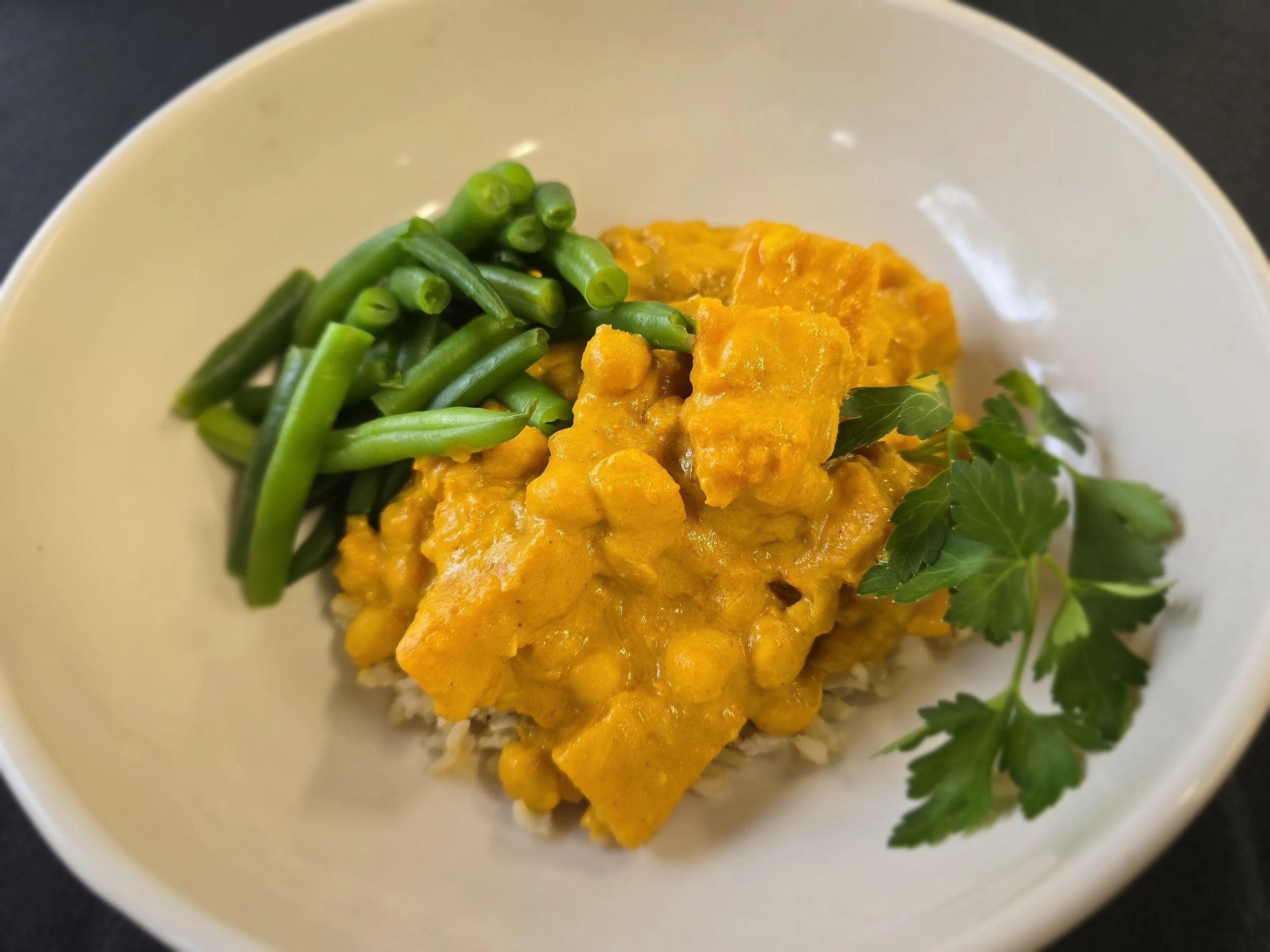 Butternut Squash Chickpea Curry - VEGAN - Double Sauce