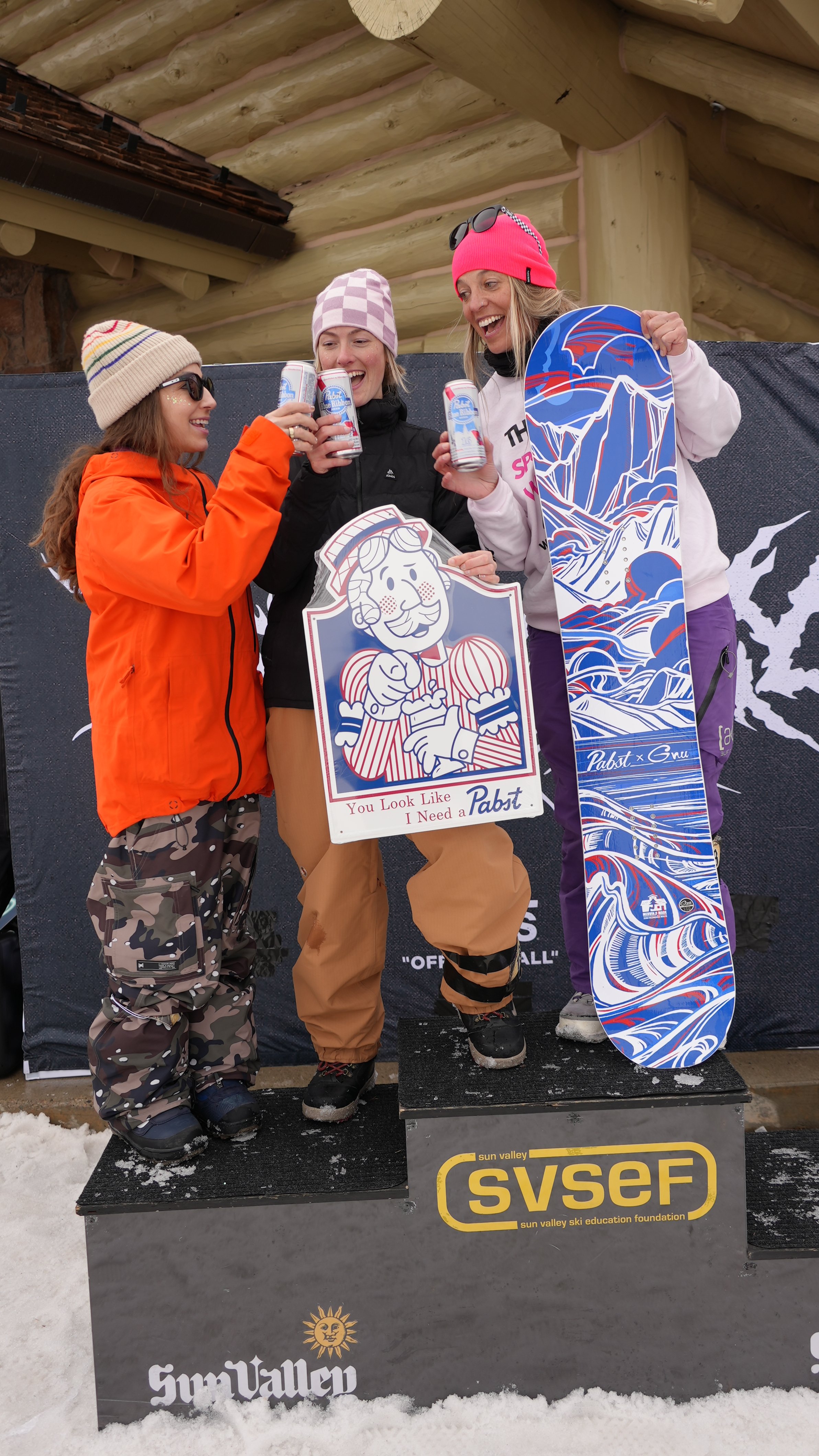 girls pbr cheers podium.JPG