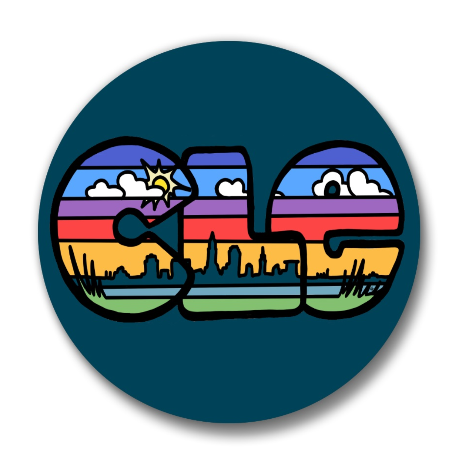 CLE Skyline Pin