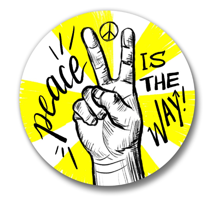 PEACE is the way PIN.PNG