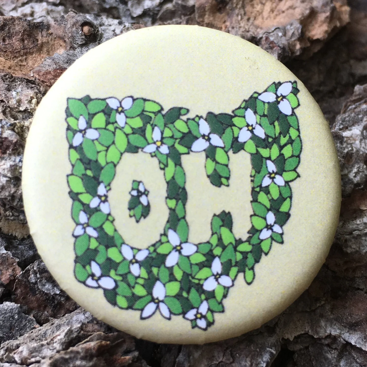 Ohio Wildflower Pin 