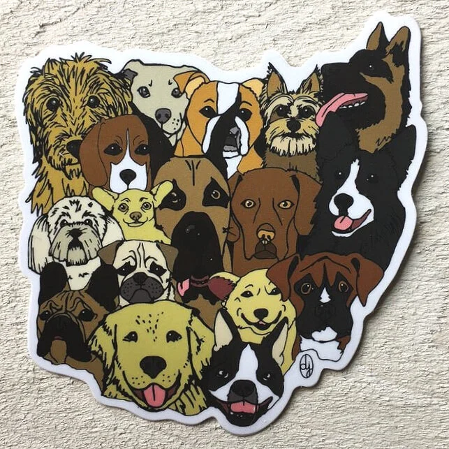 Dogs of OHIO Sticker