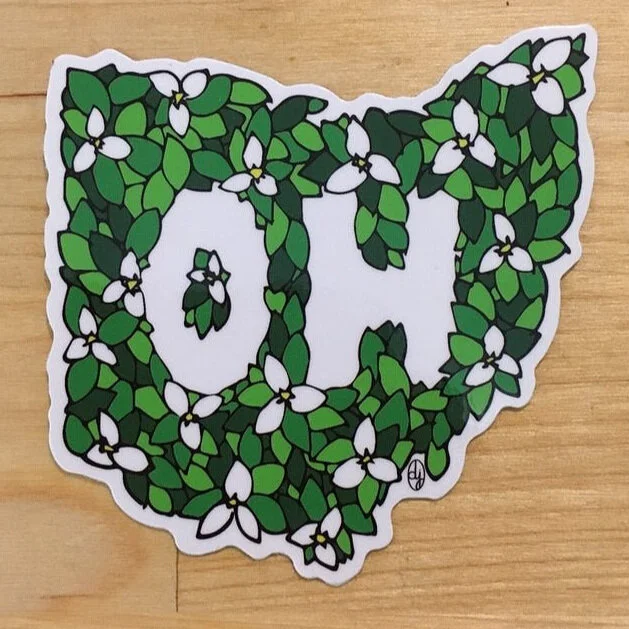 OHIO Wildflower Sticker