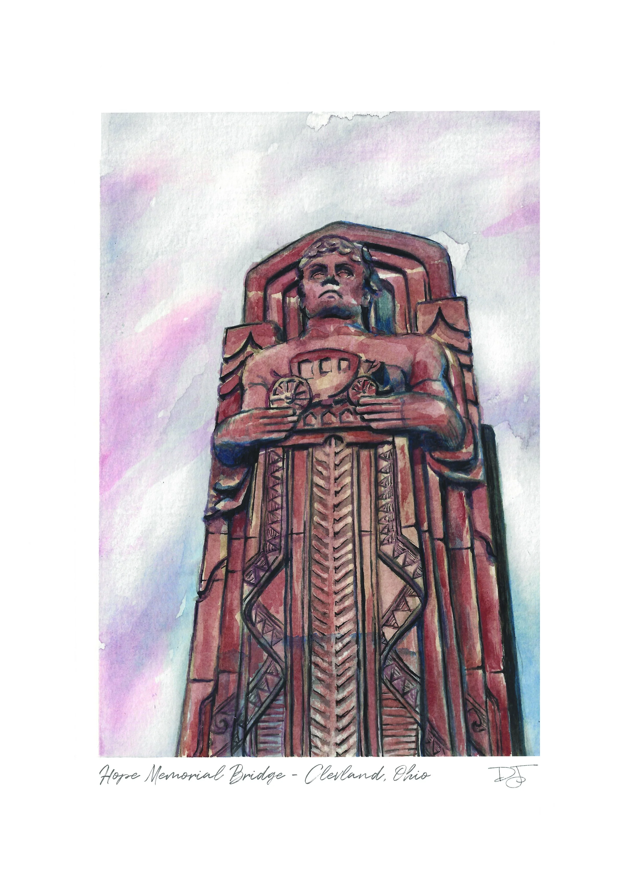 Guardian - Watercolor Print