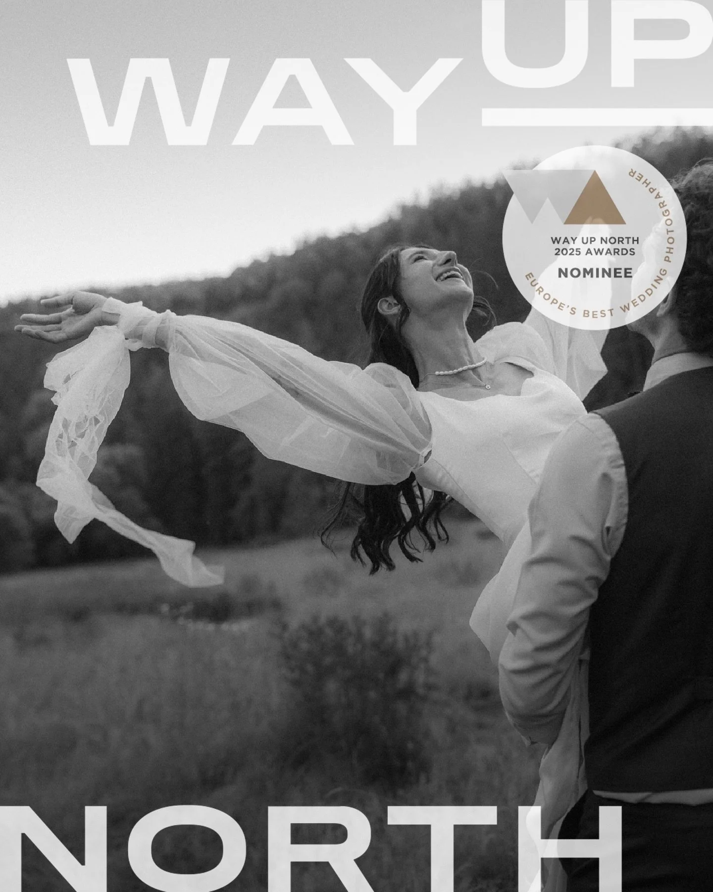 I almost deleted this email from my spam folder&hellip; but then I read it more carefully, and it caught me off guard. I was nominated for Europe&rsquo;s Best Wedding Photographer 2025 by @wayupnorth. So thank you, dearest stranger, for doing this!

