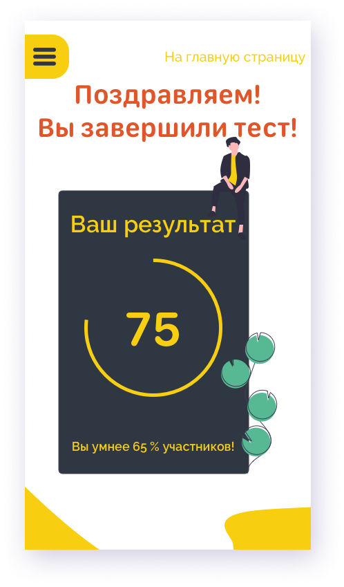 At the End of the Test/ Mobile Version