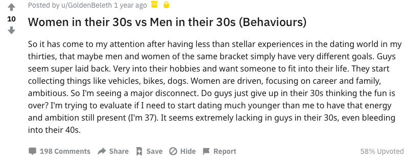 Man still single at 30