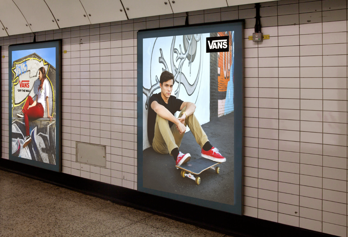 Vans Mock-Up Subway Ad