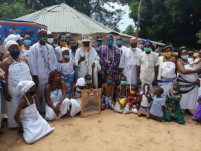 My Voodoo family in Ouidah, Benin held a special ceremony in honor of George Floyd. If I get video of it I'll post it.
.
.
.
.
.
.
.
.
.
.
.
.
#africa #voodoo #georgefloyd #travel #westafrica #african #religion #spirituality
