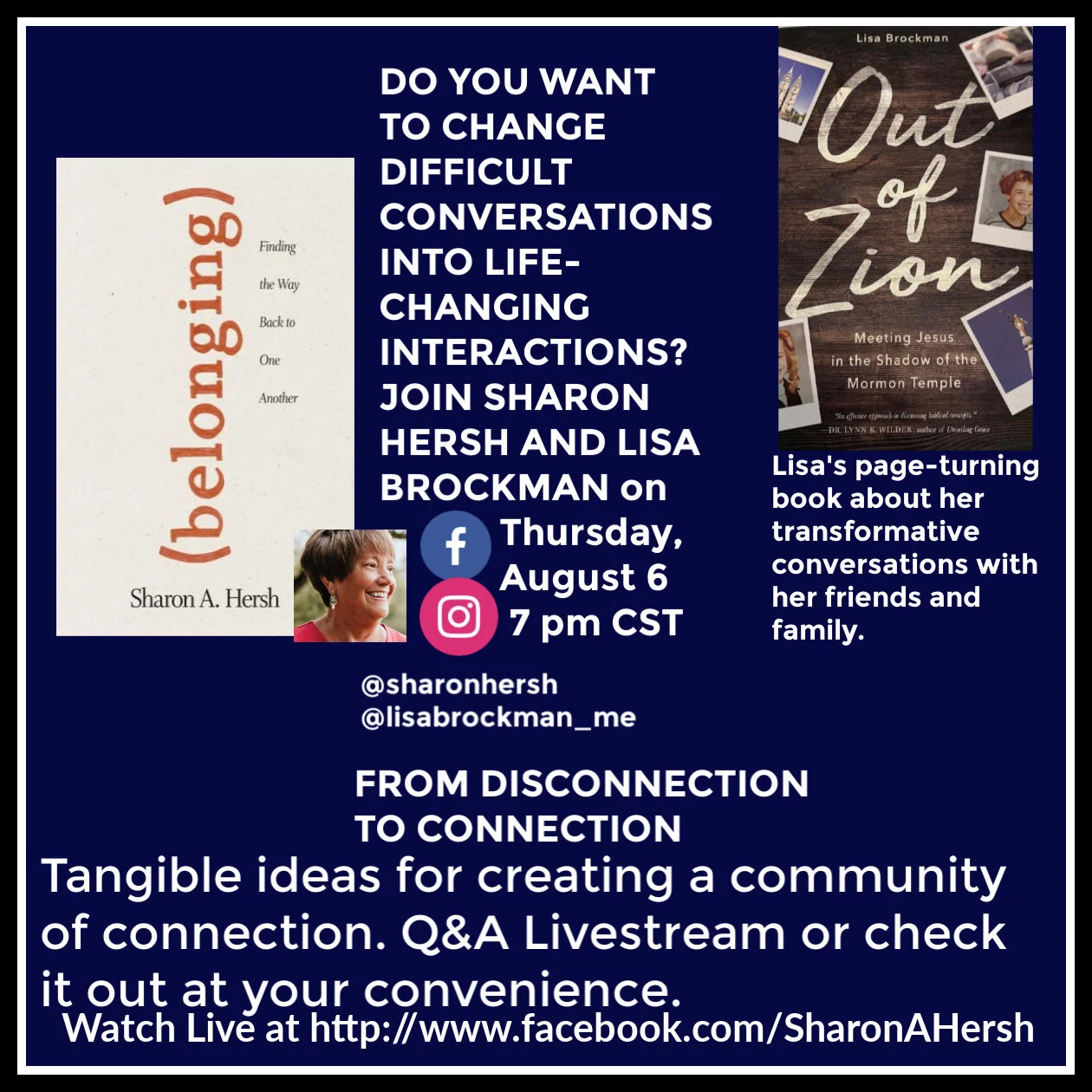 Join me tonight on Facebook Live