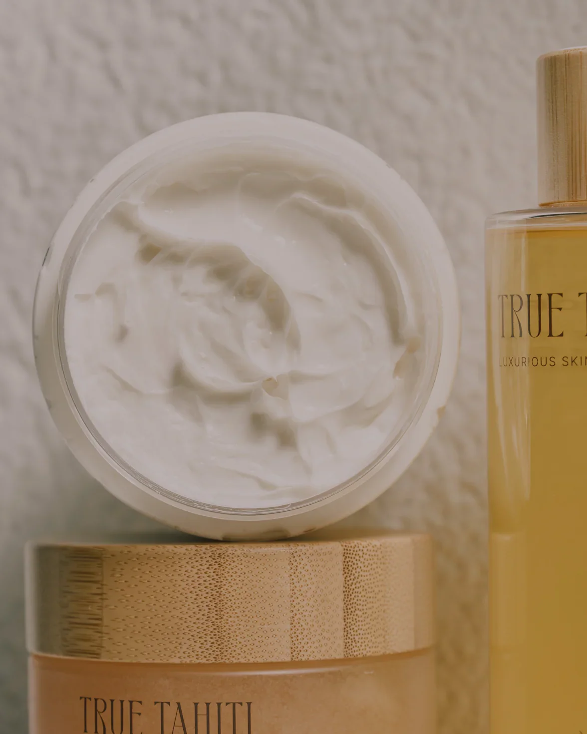 True tahiti body butter close up