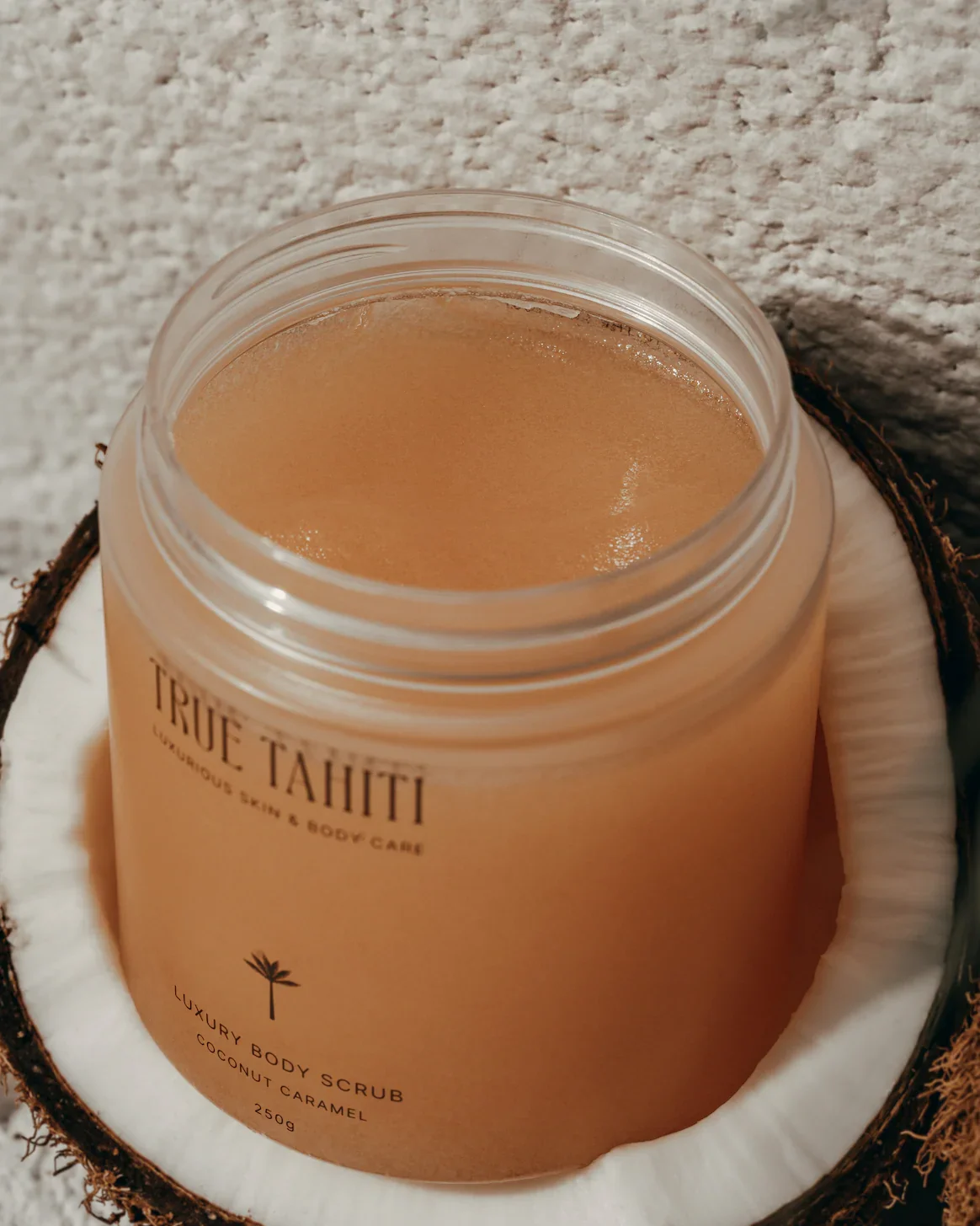 True Tahiti body scrub close up