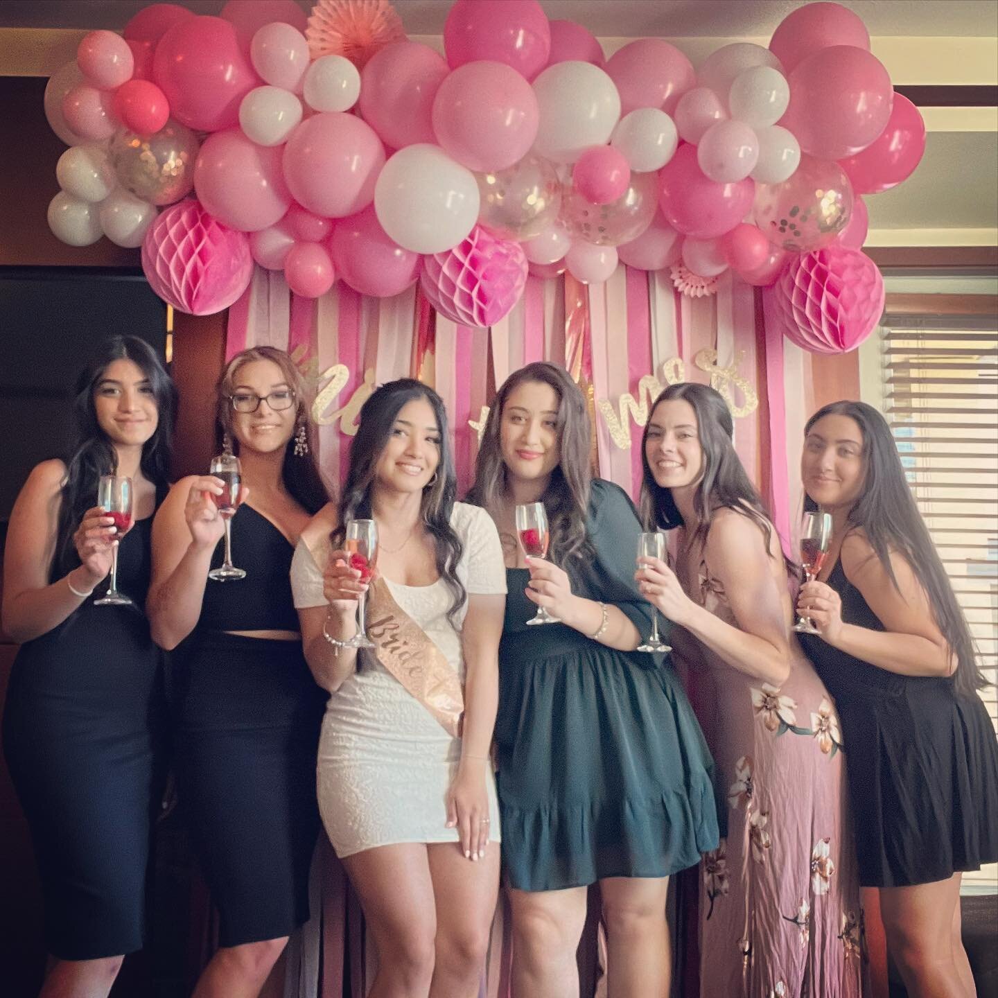 Cheers for Natasha! 🥂 💍 #bachelorette #bacheloretteparty #bridetobe #misstomrs #cheers #girls #girlfriends #whistlerbachelorette #bride #party