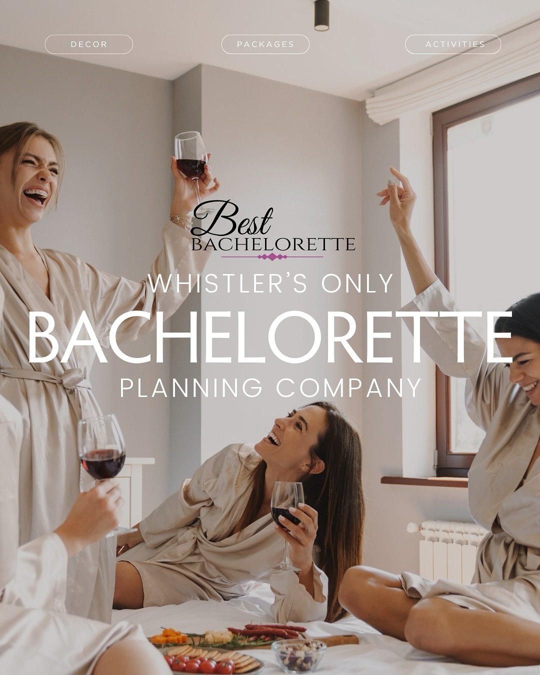 Did you know? 💍 Best Bachelorette Whistler is the ONLY full-service bachelorette planning company in Whistler, BC! 

Whether you&rsquo;re dreaming of a luxe spa day, outdoor adventures, fine dining experiences or unforgettable nights out in the vill