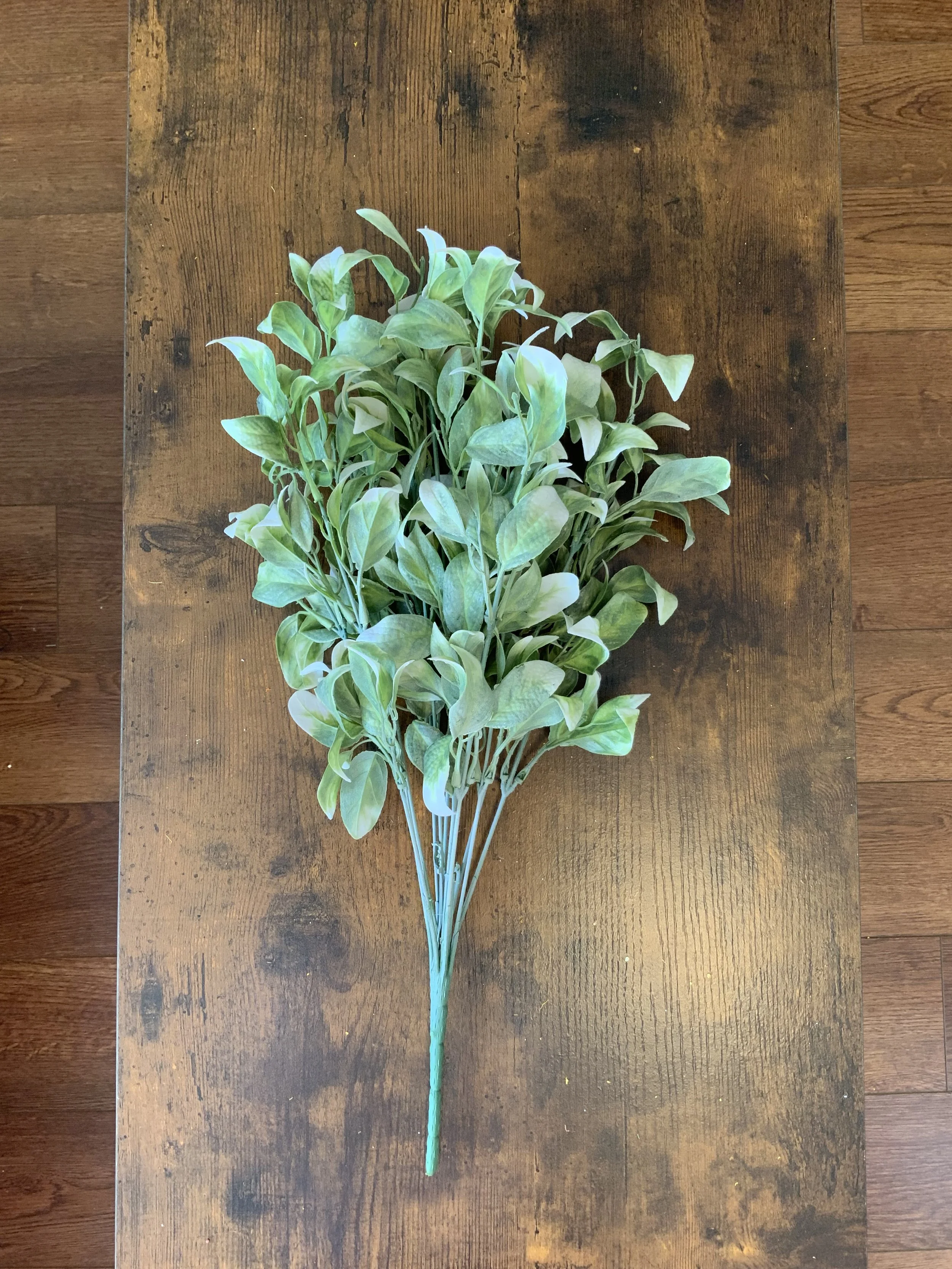 CS14672 PLASTIC POINTED LEAF WHITE