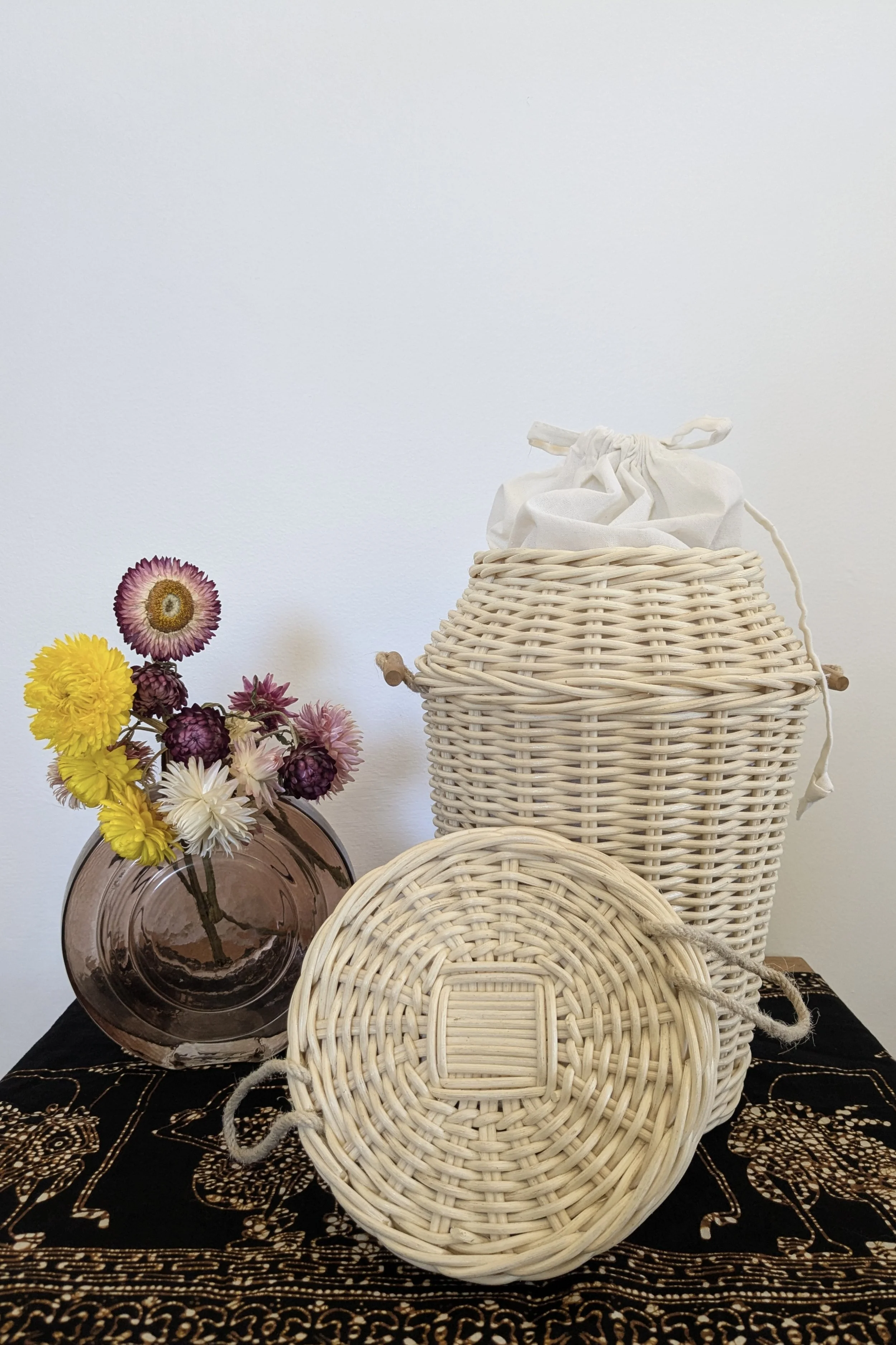 Canopic Wicker Urn