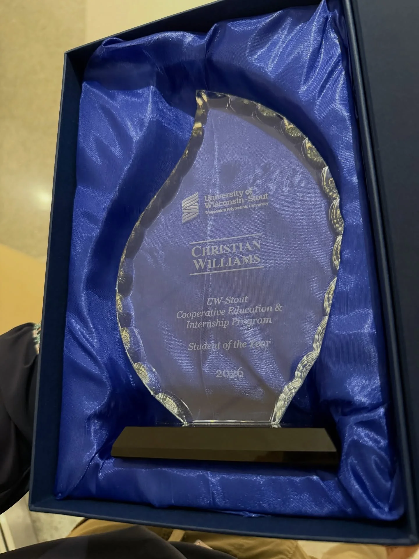 We are so proud to celebrate Christian on receiving this internship award! It&rsquo;s exciting to see the hard work and dedication recognized, and AJW is honored to have him representing our team. 

Congratulations, Christian &mdash; we can&rsquo;t w