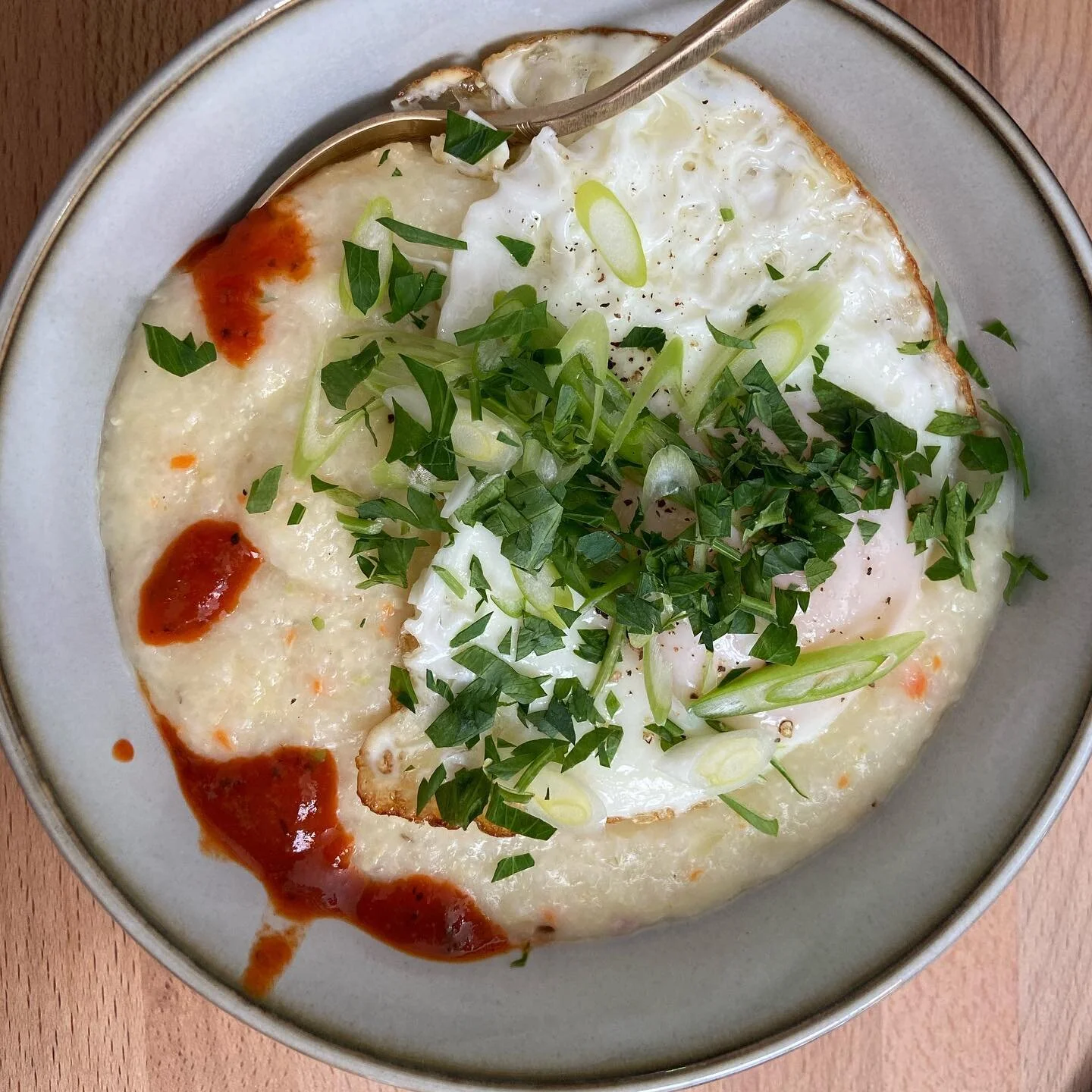 I&rsquo;ve been making elaborate grits lately